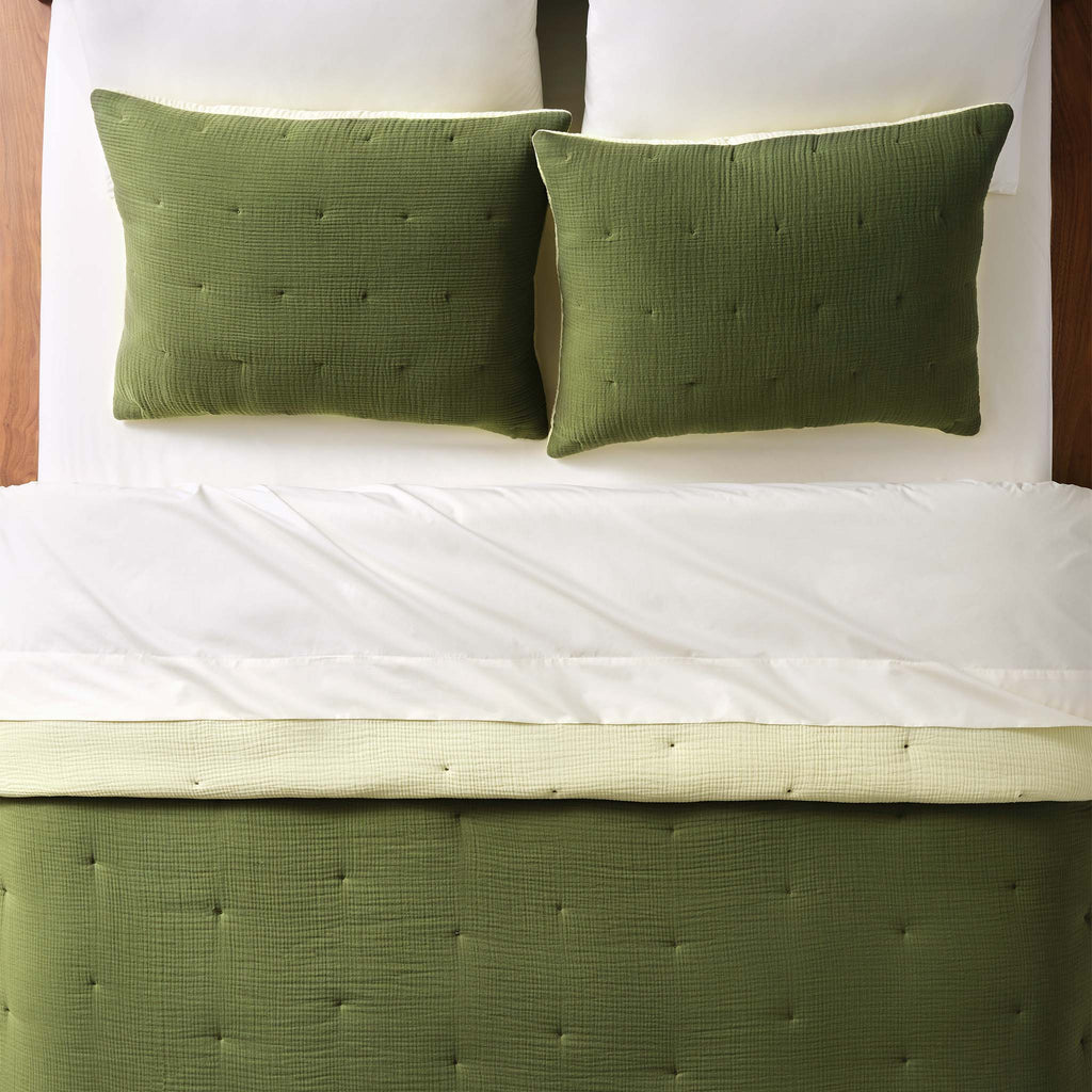 Breezeweave Reversible Cotton Sham Set
