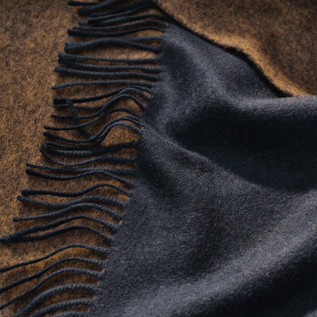 Two-Toned Lambswool Throw Blanket