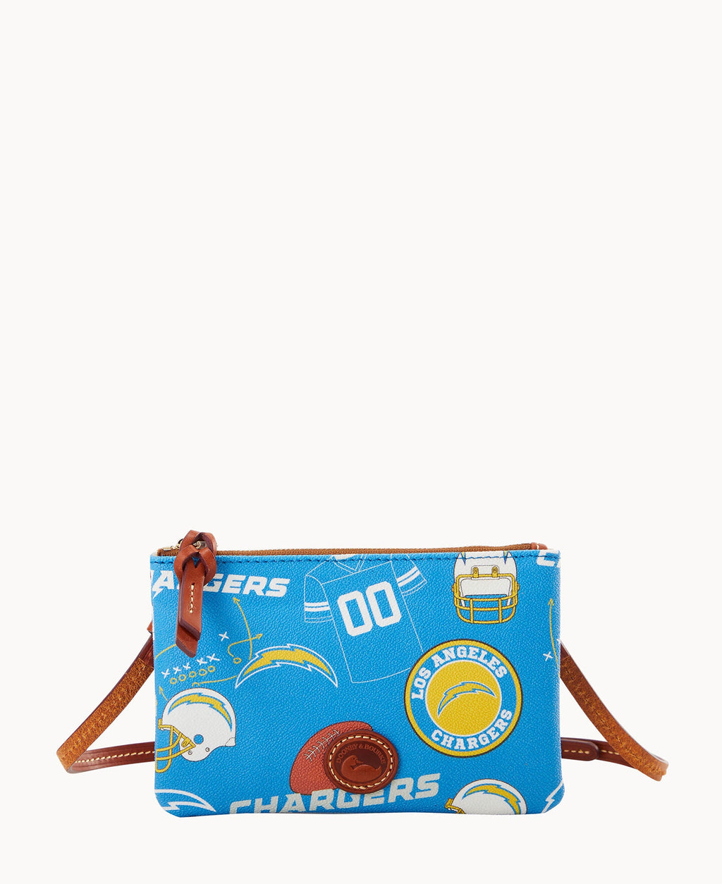 NFL Chargers Top Zip Crossbody
