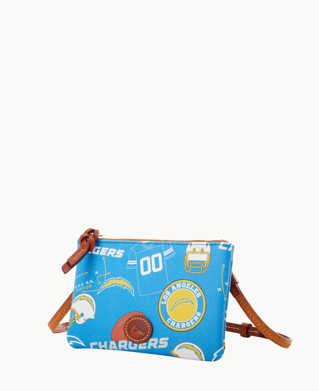NFL Chargers Top Zip Crossbody