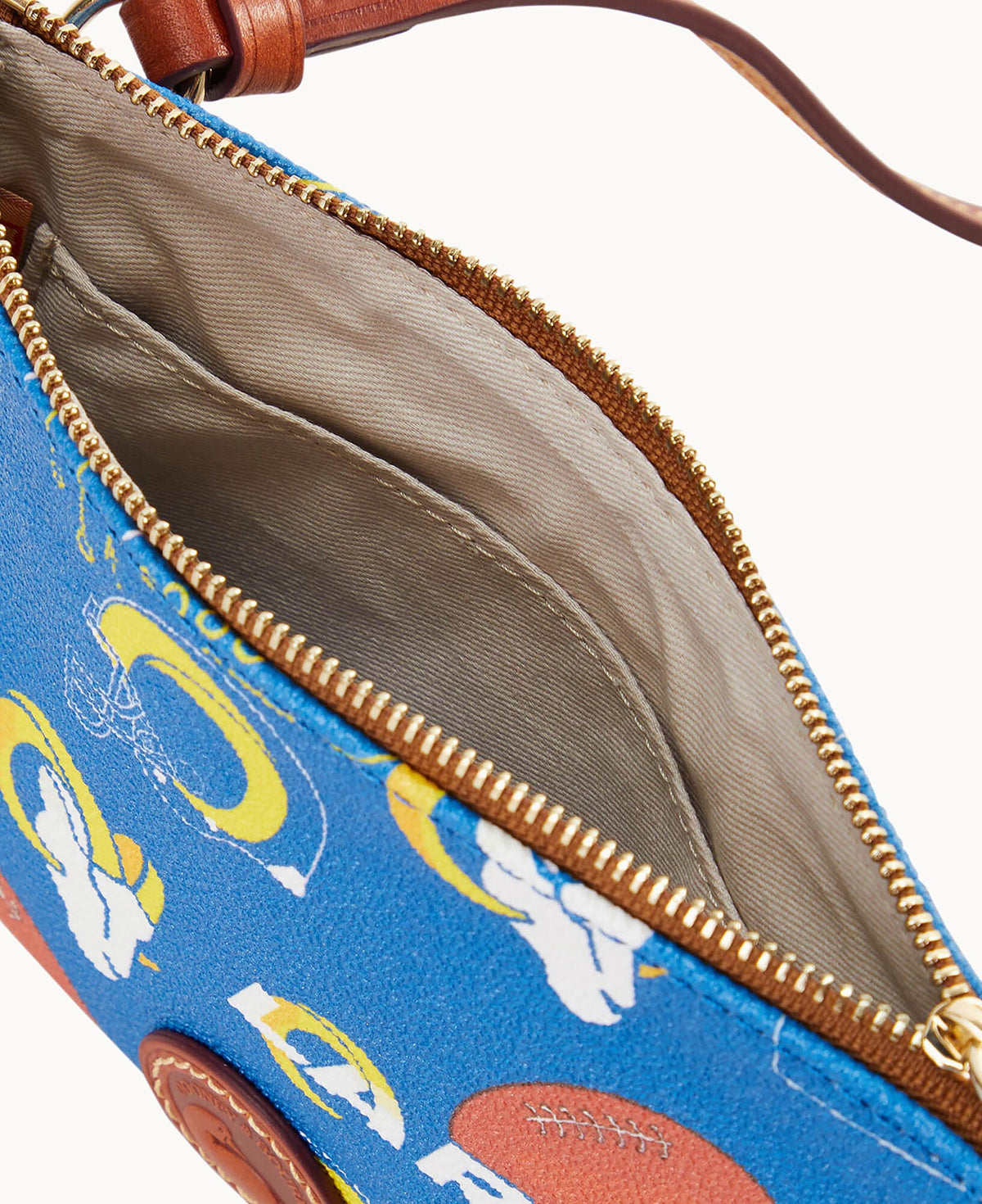 NFL Rams Top Zip Crossbody