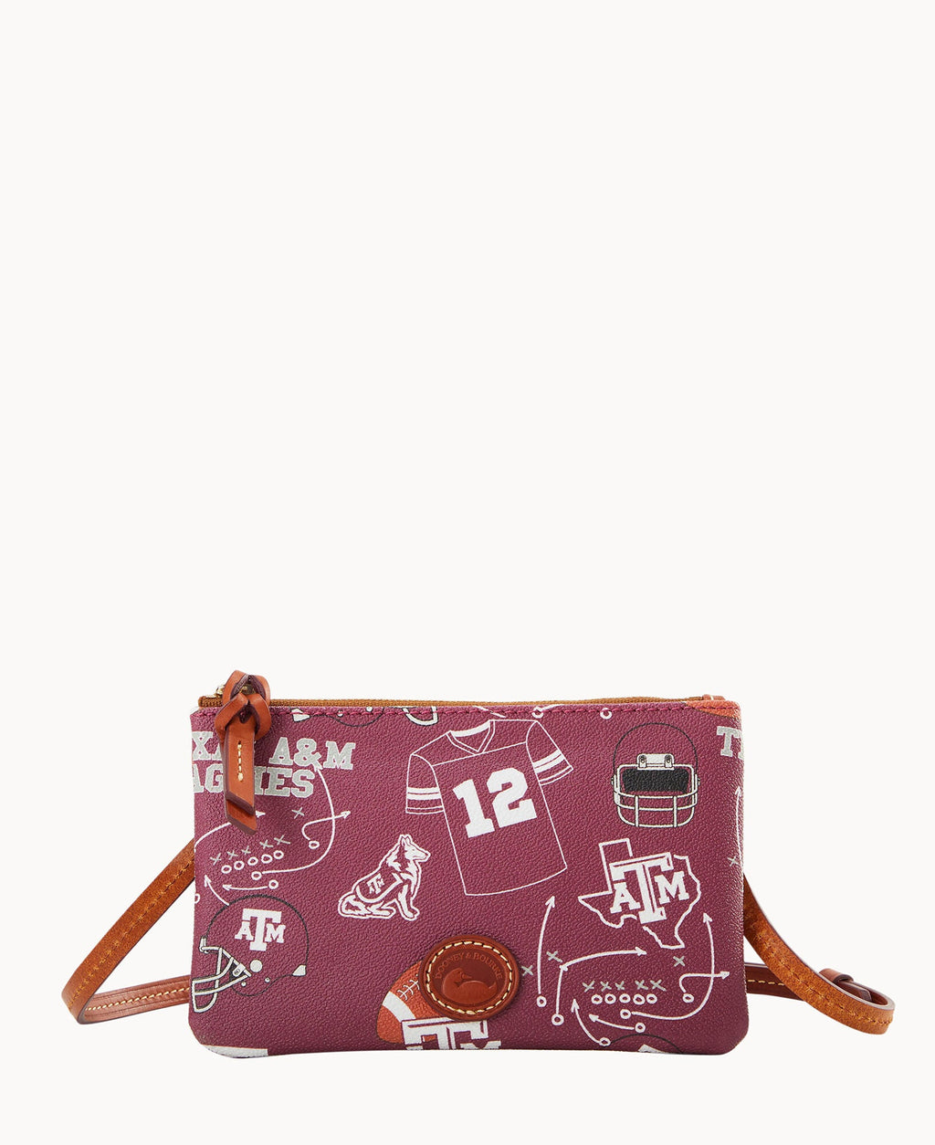 Collegiate Texas A&M Top Zip Crossbody