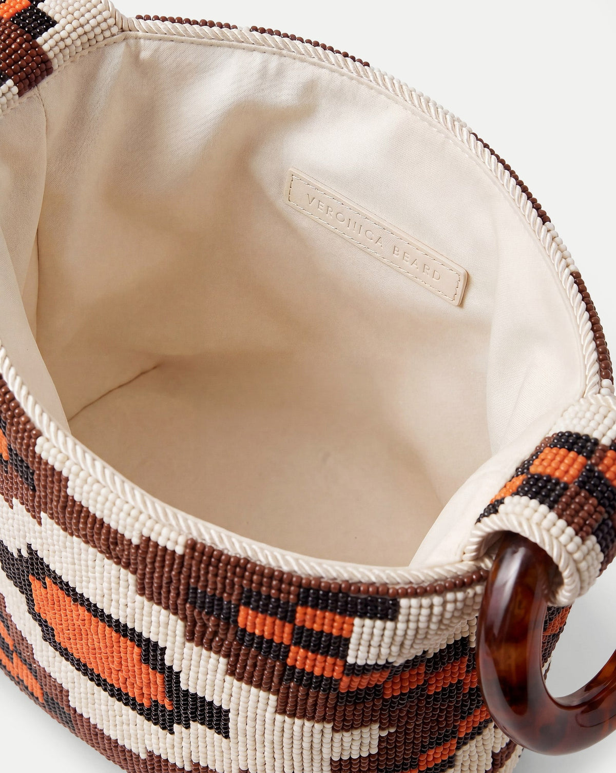 Beaded Veronica Beard Swing Clutch