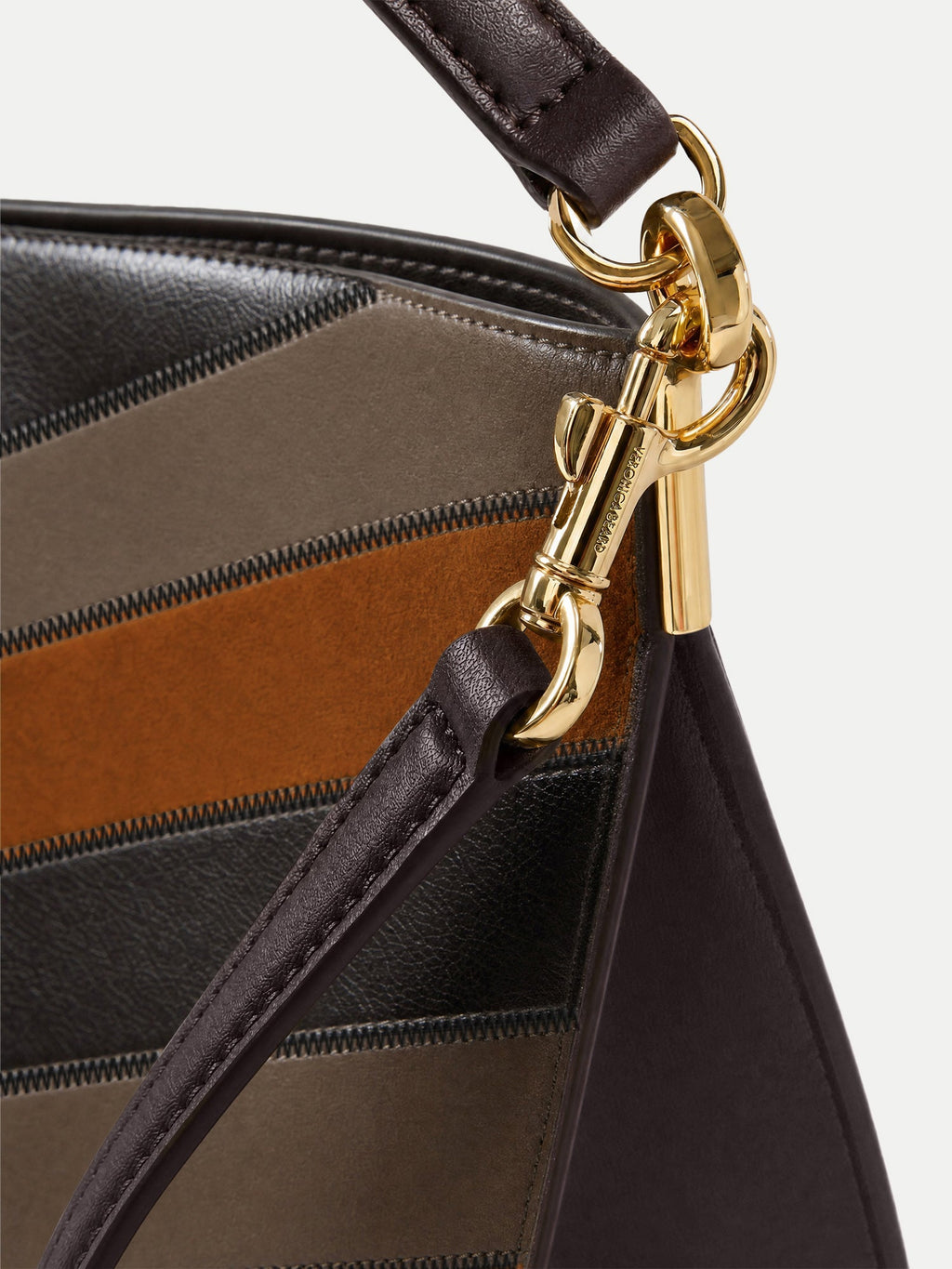 Chevron Vida Shoulder Bag