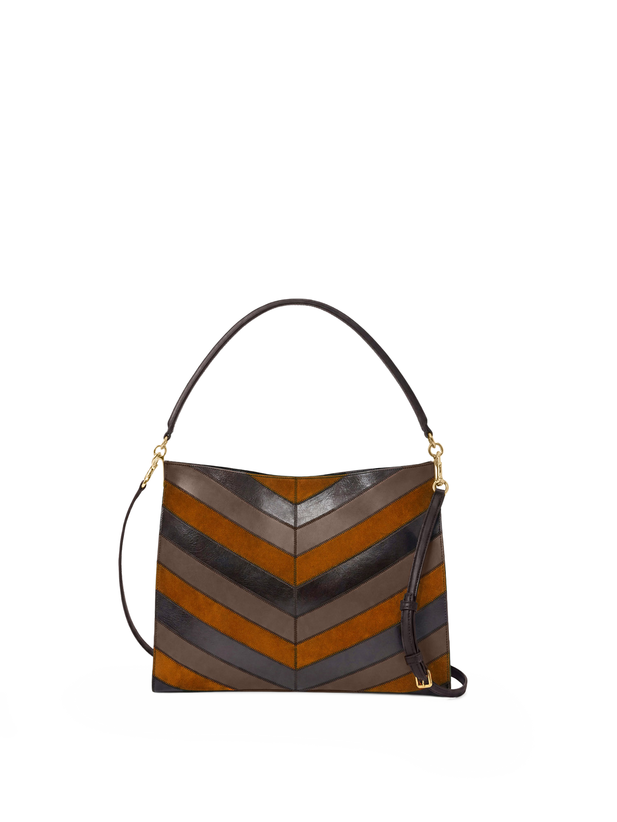 Chevron Vida Shoulder Bag