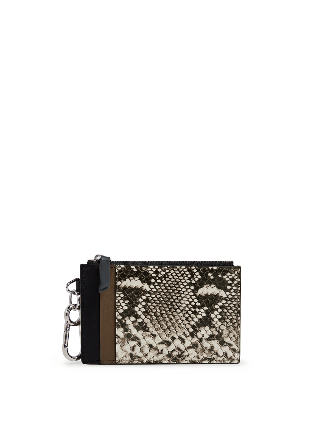 Snake-Embossed Card Holder