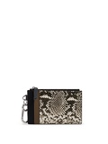 Snake-Embossed Card Holder