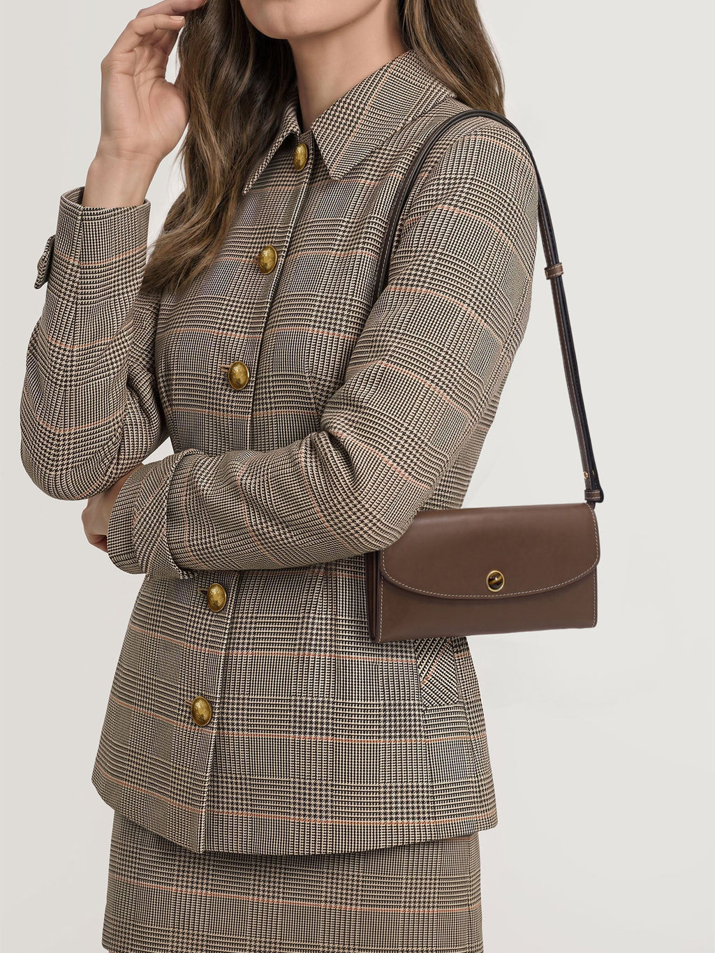 Leather Crossbody Wallet