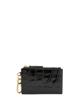 Croc-Embossed Card Holder