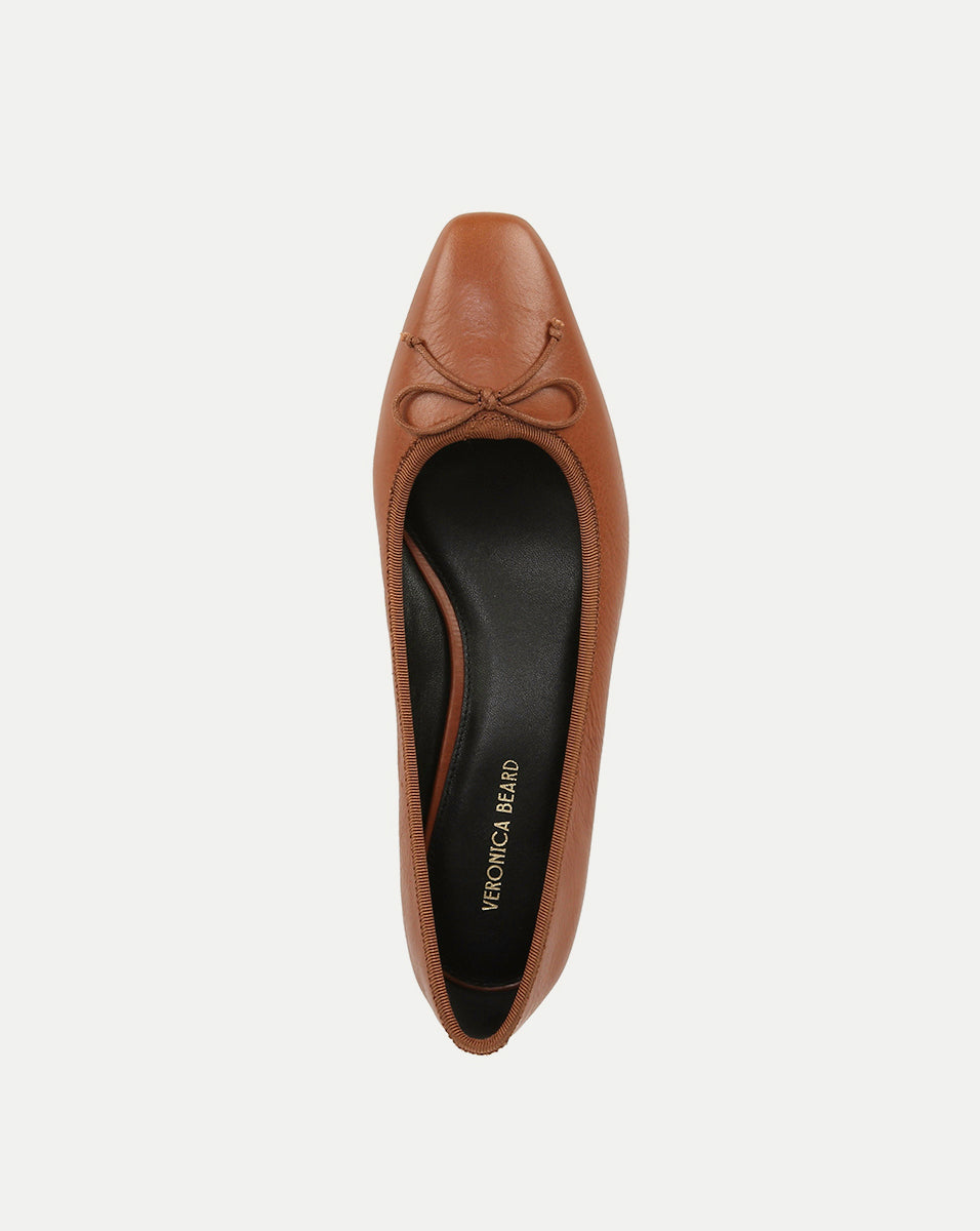 Cecile Leather Ballet Pump