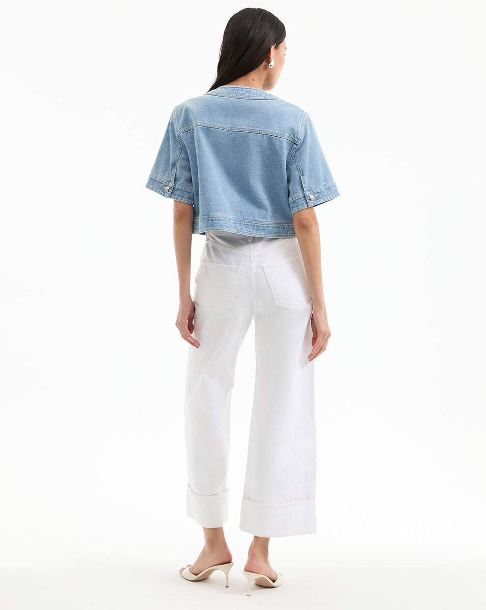 Elias Short Sleeve Denim Jacket