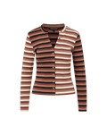 Dilia Striped Button-Down T-Shirt
