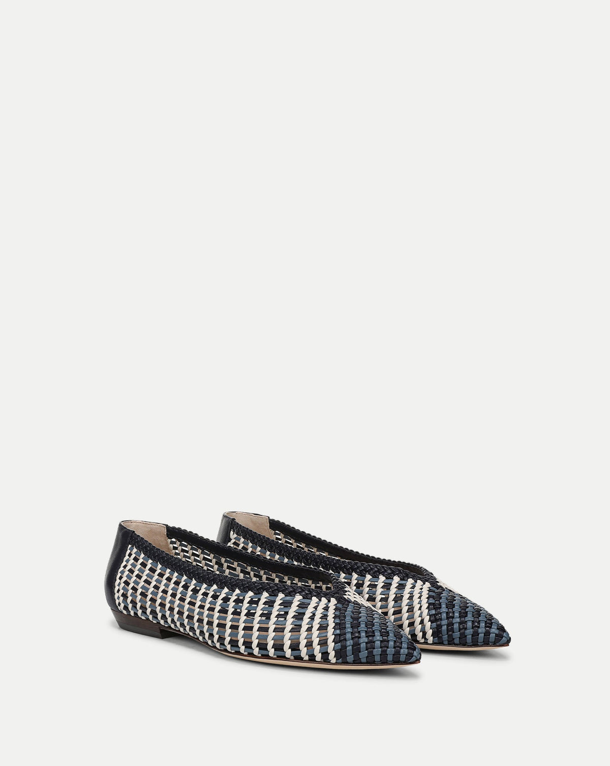 Bancroft Woven Leather Flat