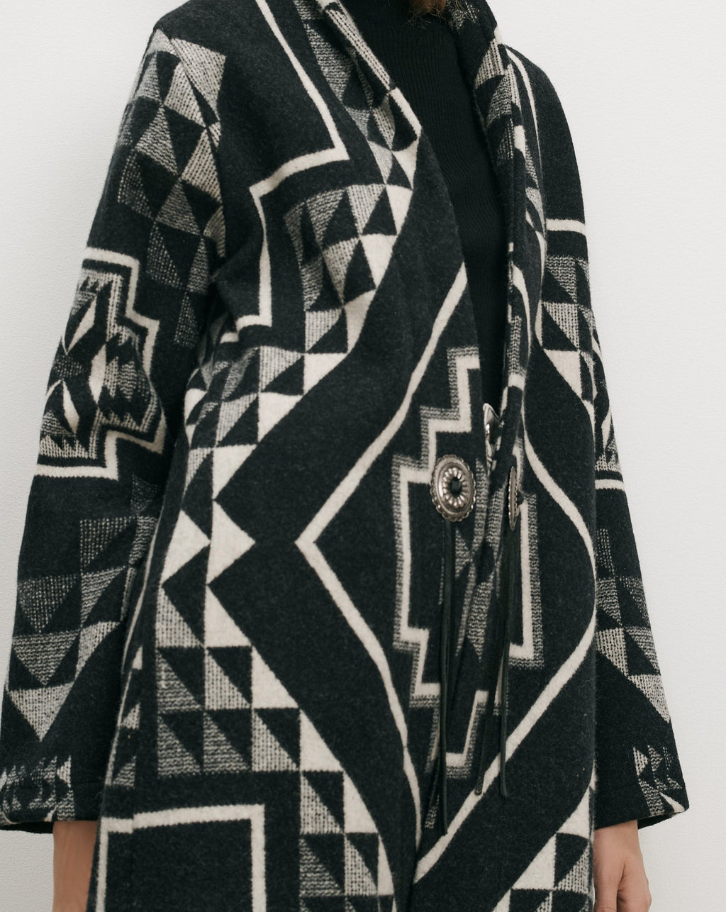 Long Wool Bolero Coat
