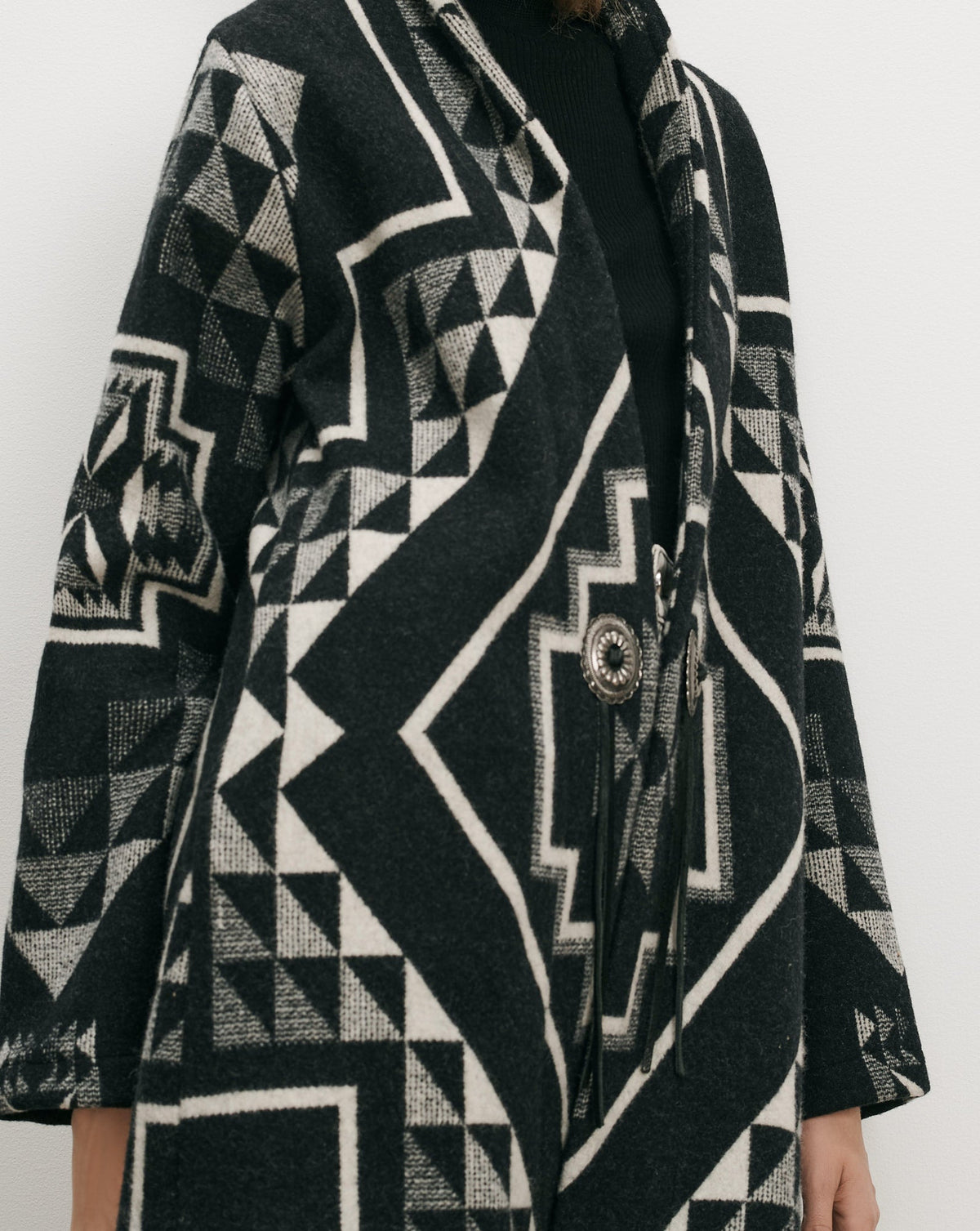 Long Wool Bolero Coat