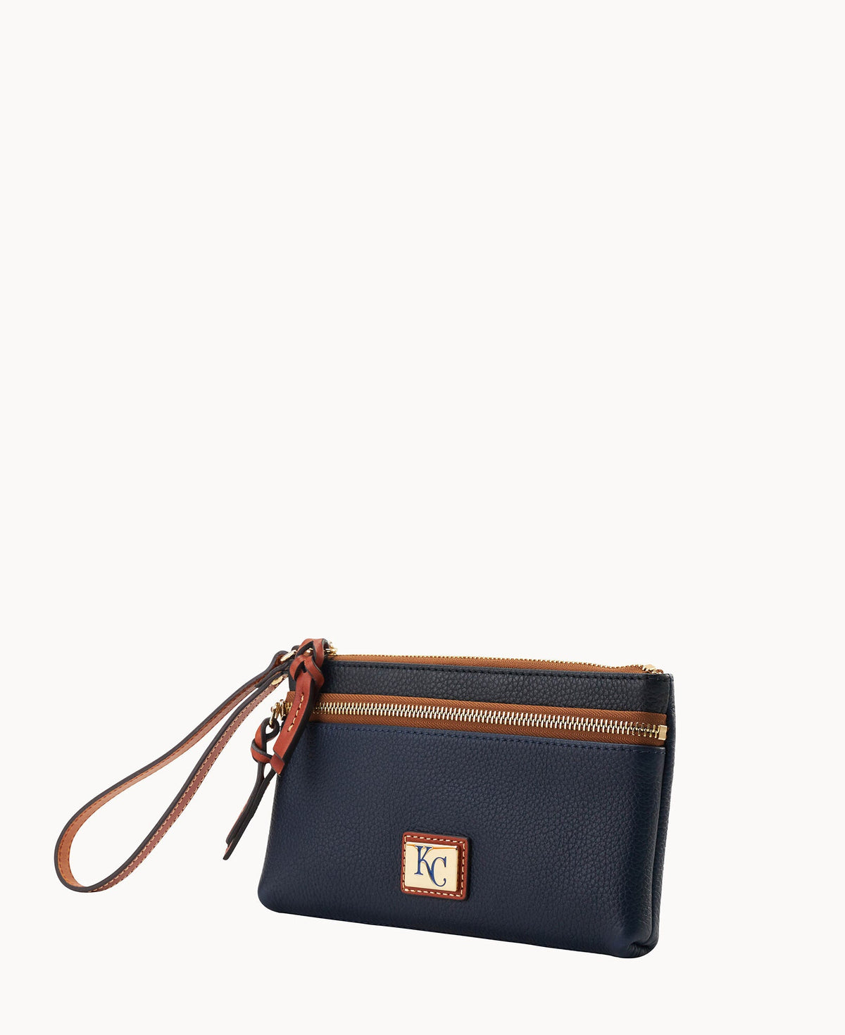 MLB Royals Double Zip Wristlet
