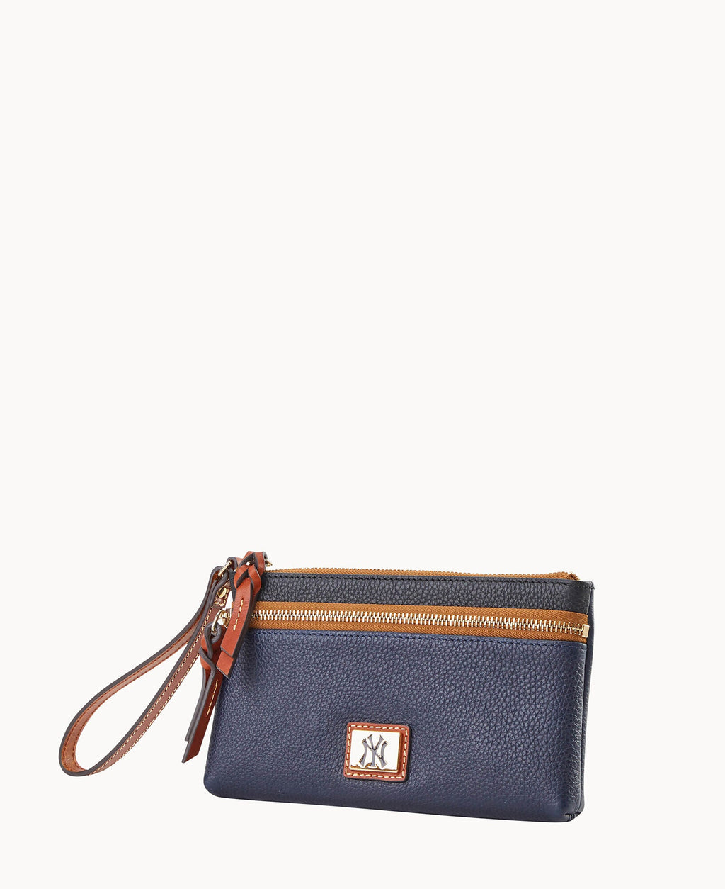 MLB Yankees Double Zip Wristlet