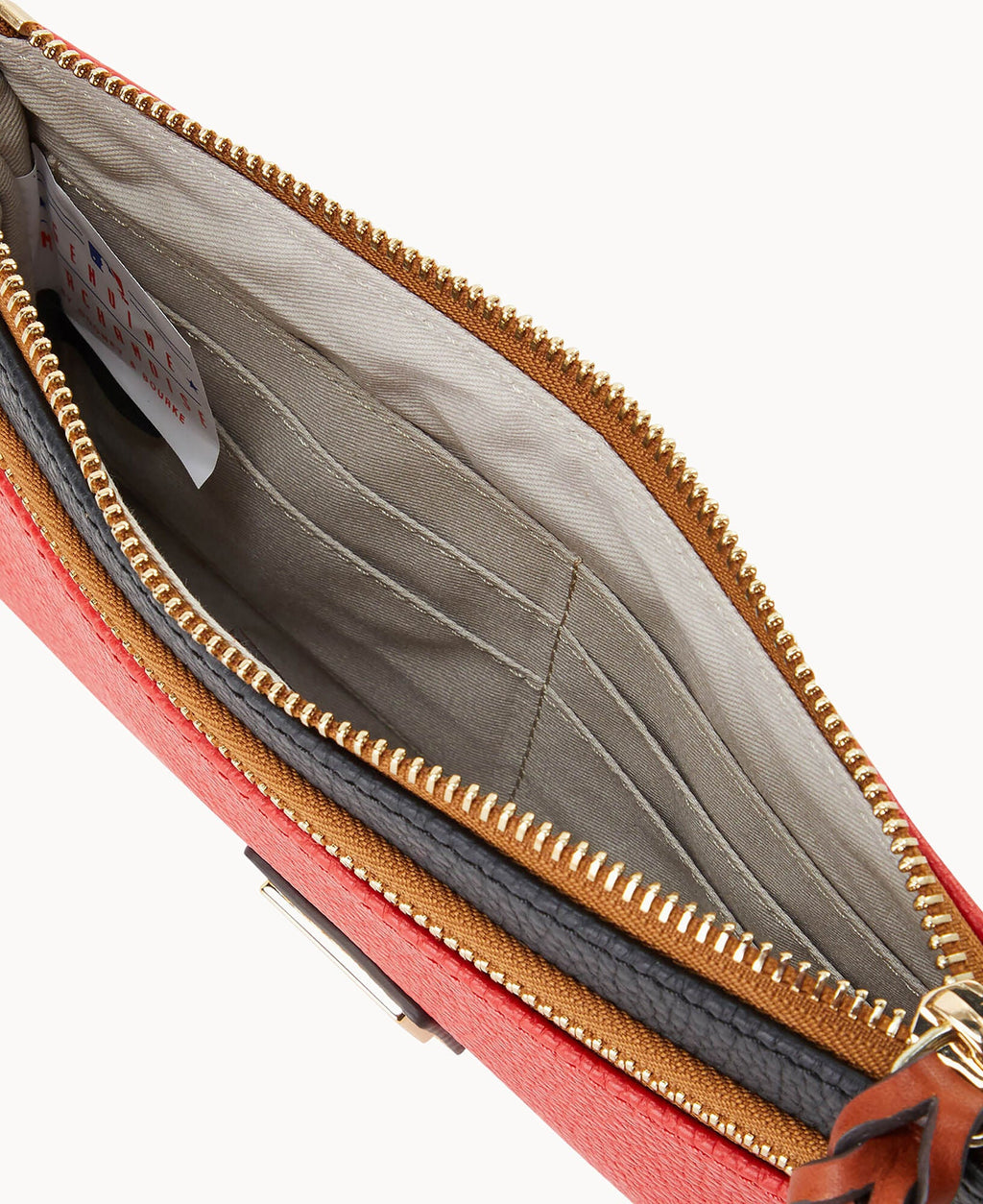 MLB Cardinals Double Zip Wristlet