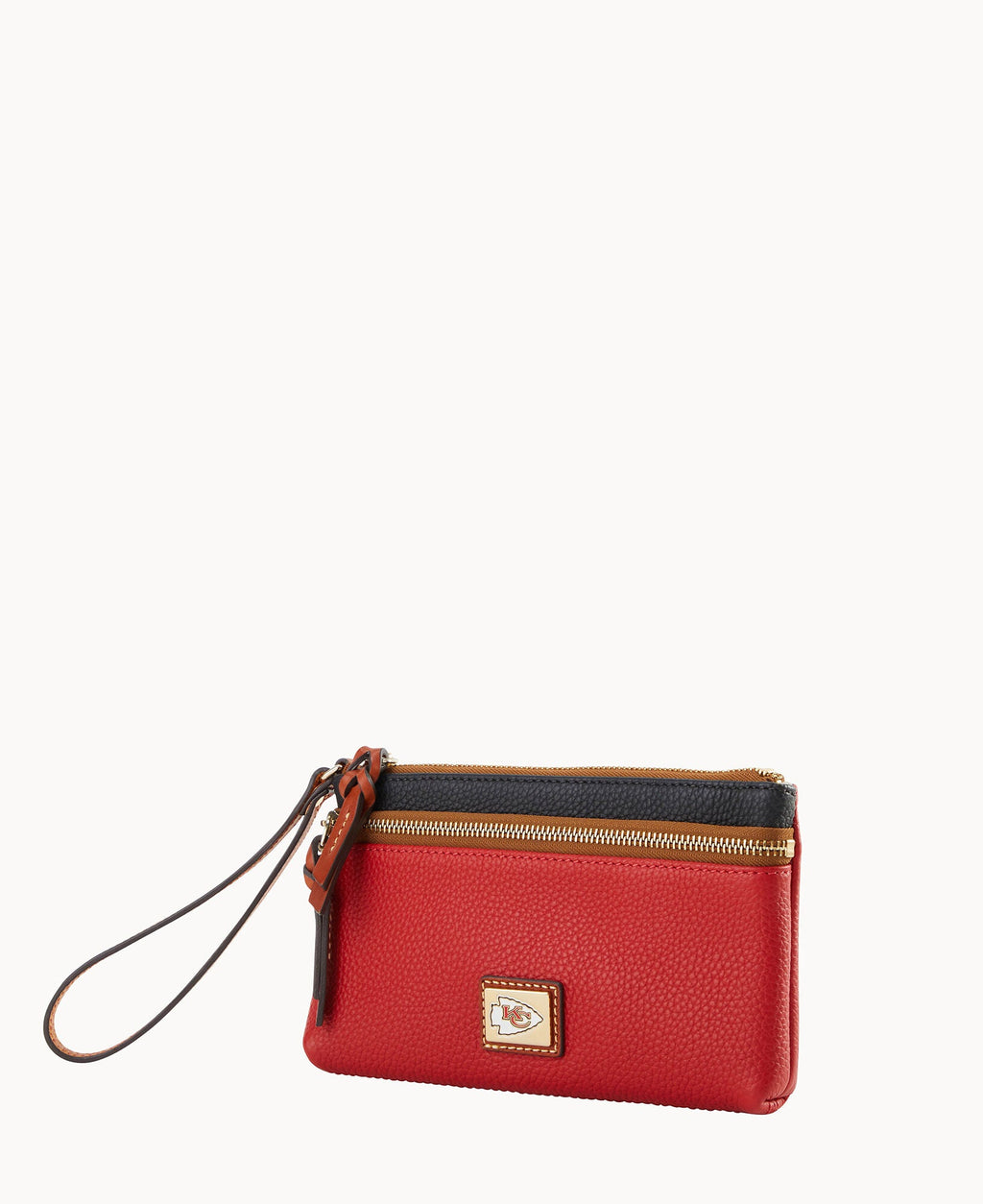 NFL Chiefs Double Zip Wristlet