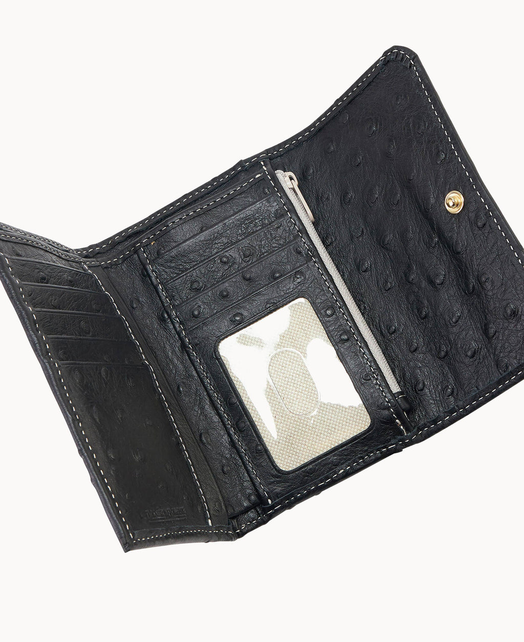 Ostrich Flap Wallet