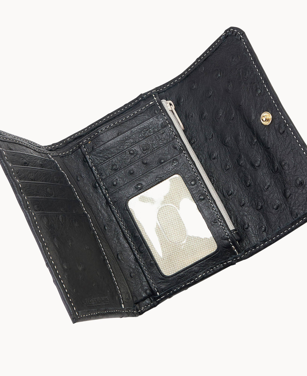 Ostrich Flap Wallet