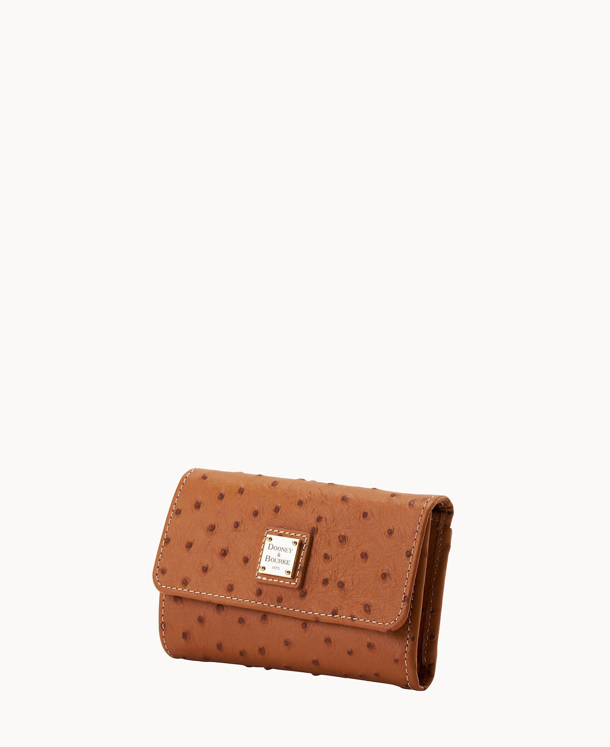 Ostrich Flap Wallet