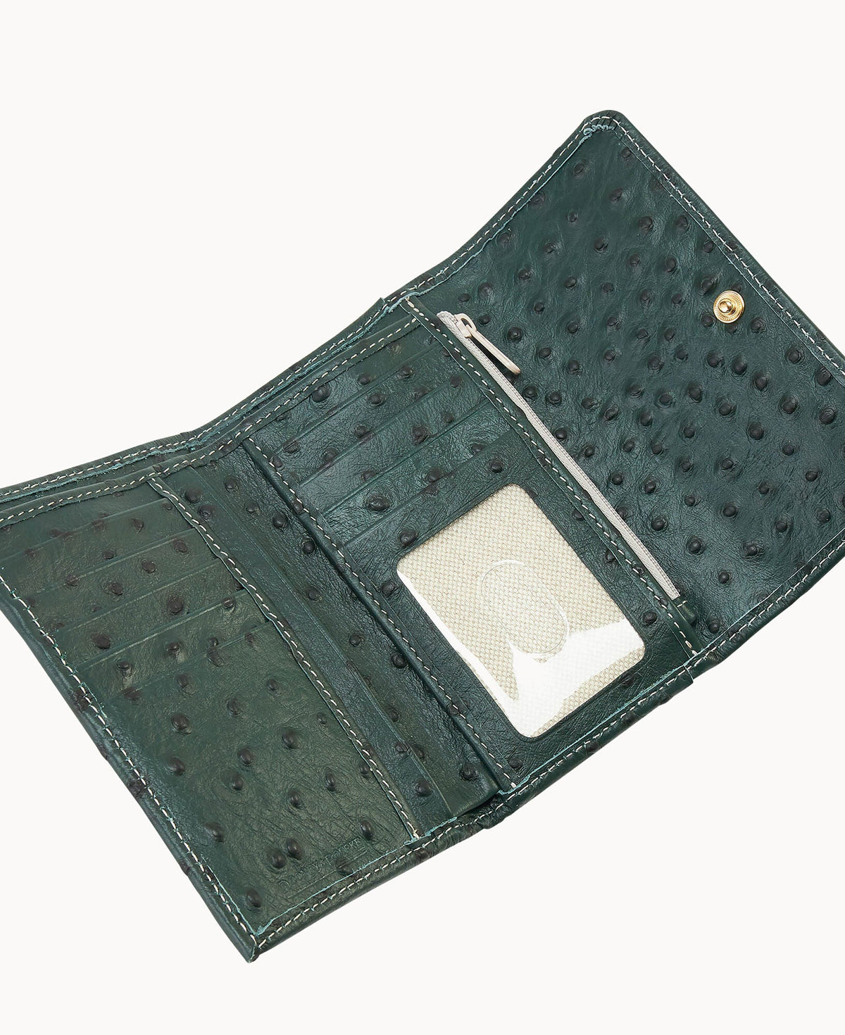Ostrich Flap Wallet