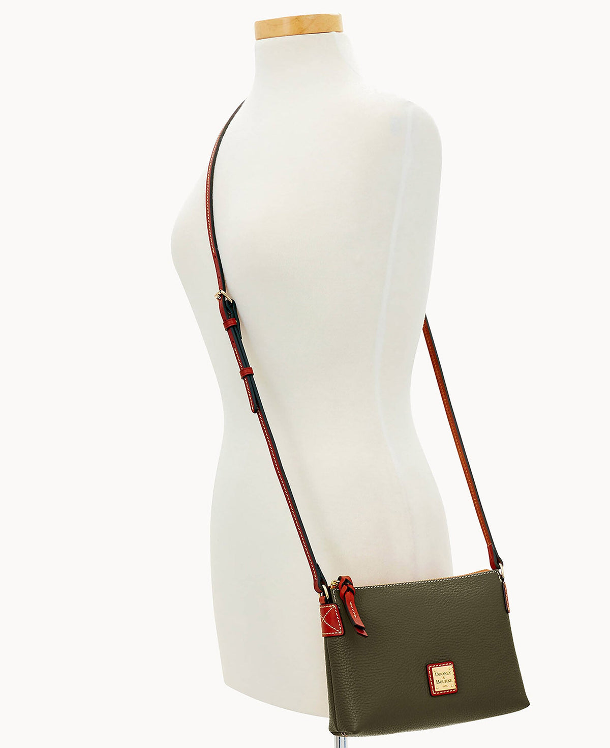 Pebble Grain Crossbody Pouchette