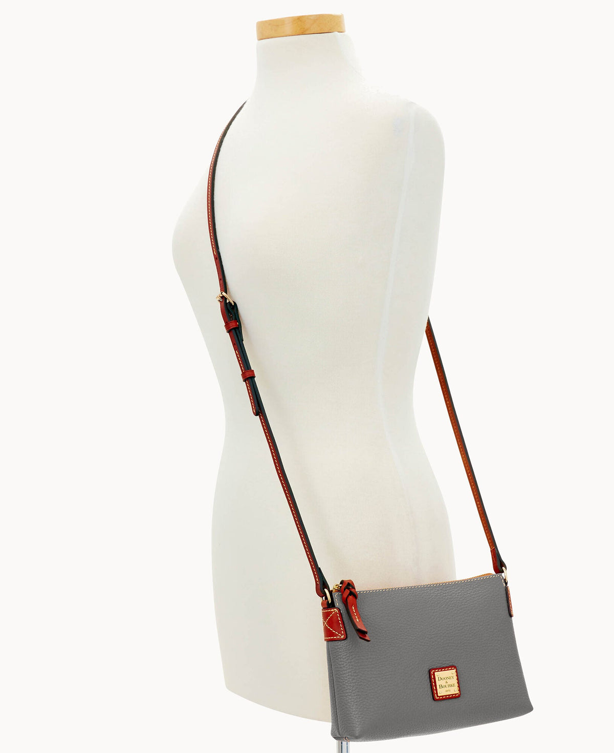 Pebble Grain Crossbody Pouchette