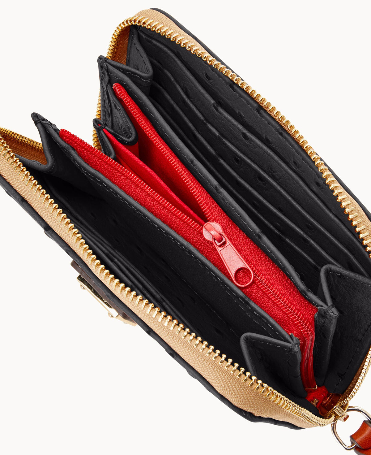 Ostrich Medium Zip Around Wallet