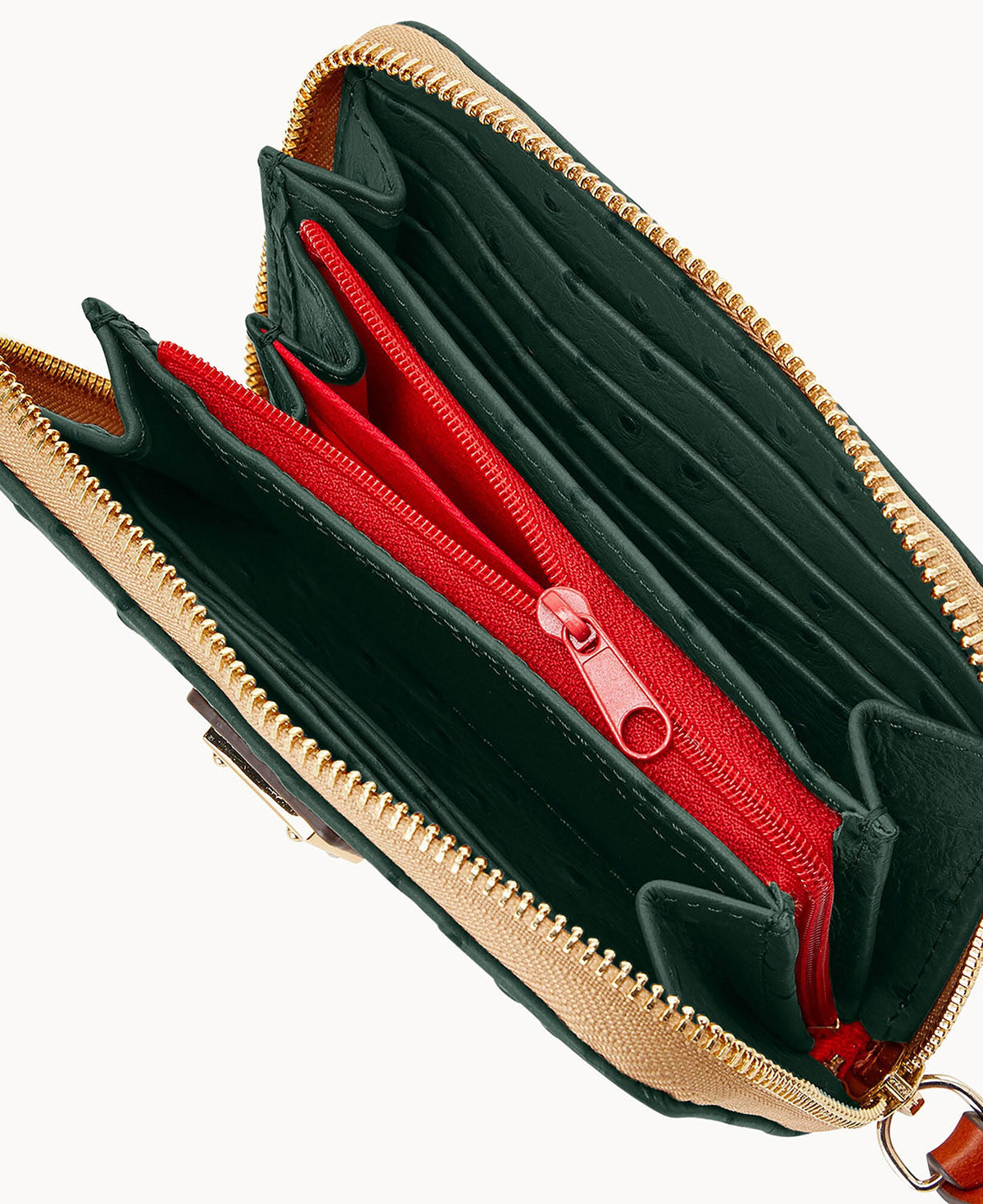 Ostrich Medium Zip Around Wallet