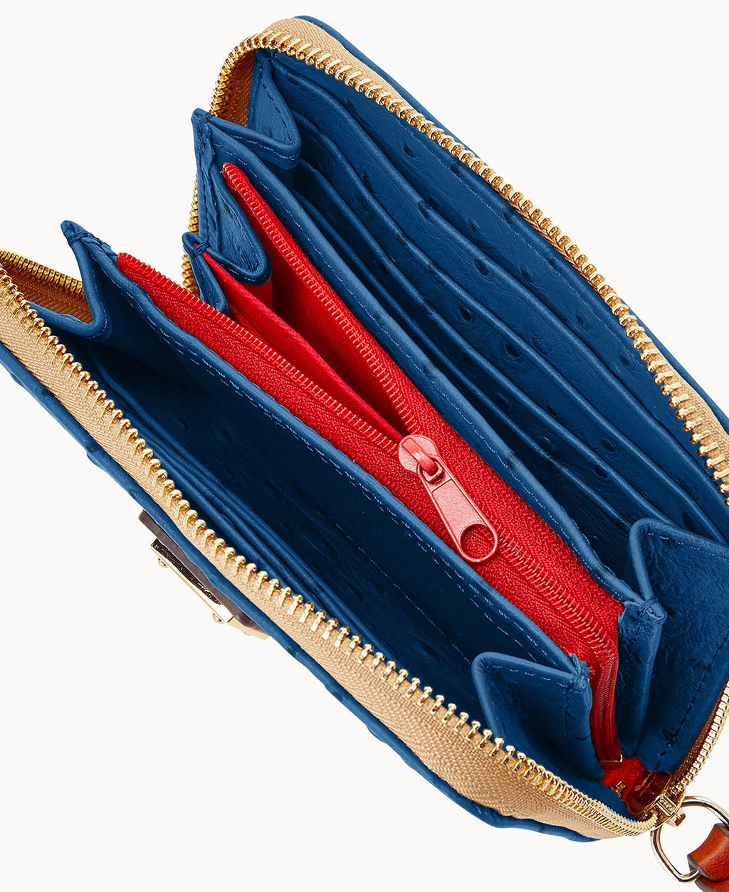 Ostrich Medium Zip Around Wallet