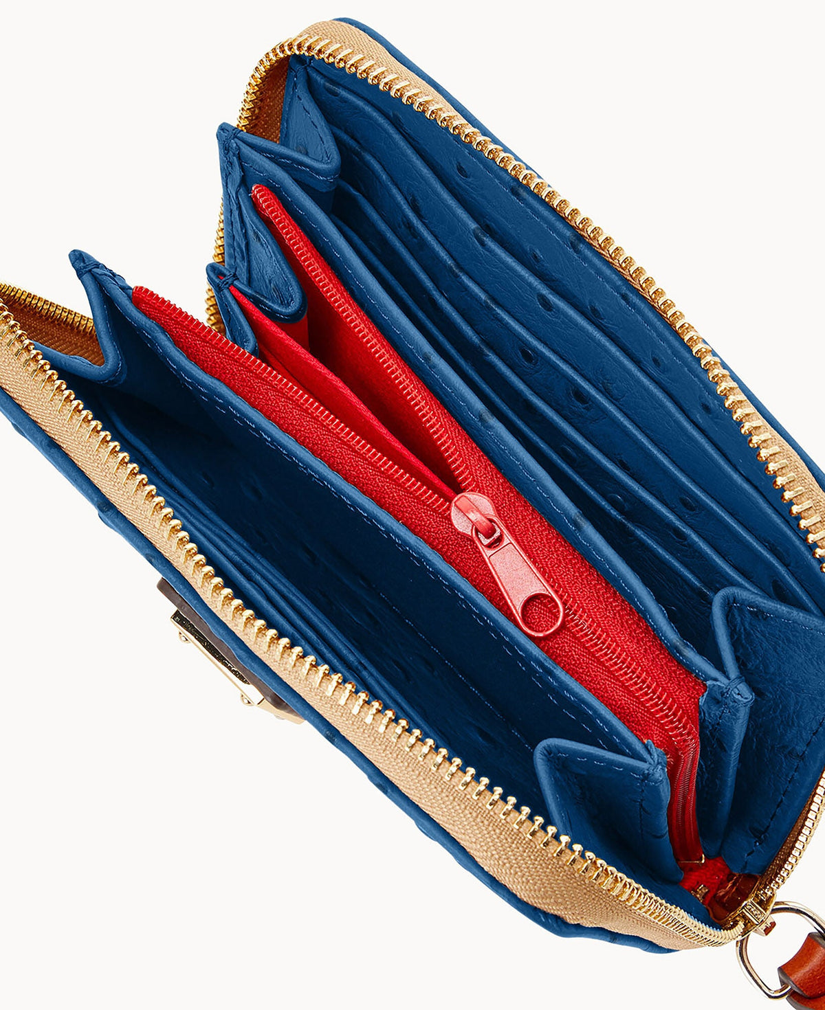 Ostrich Medium Zip Around Wallet