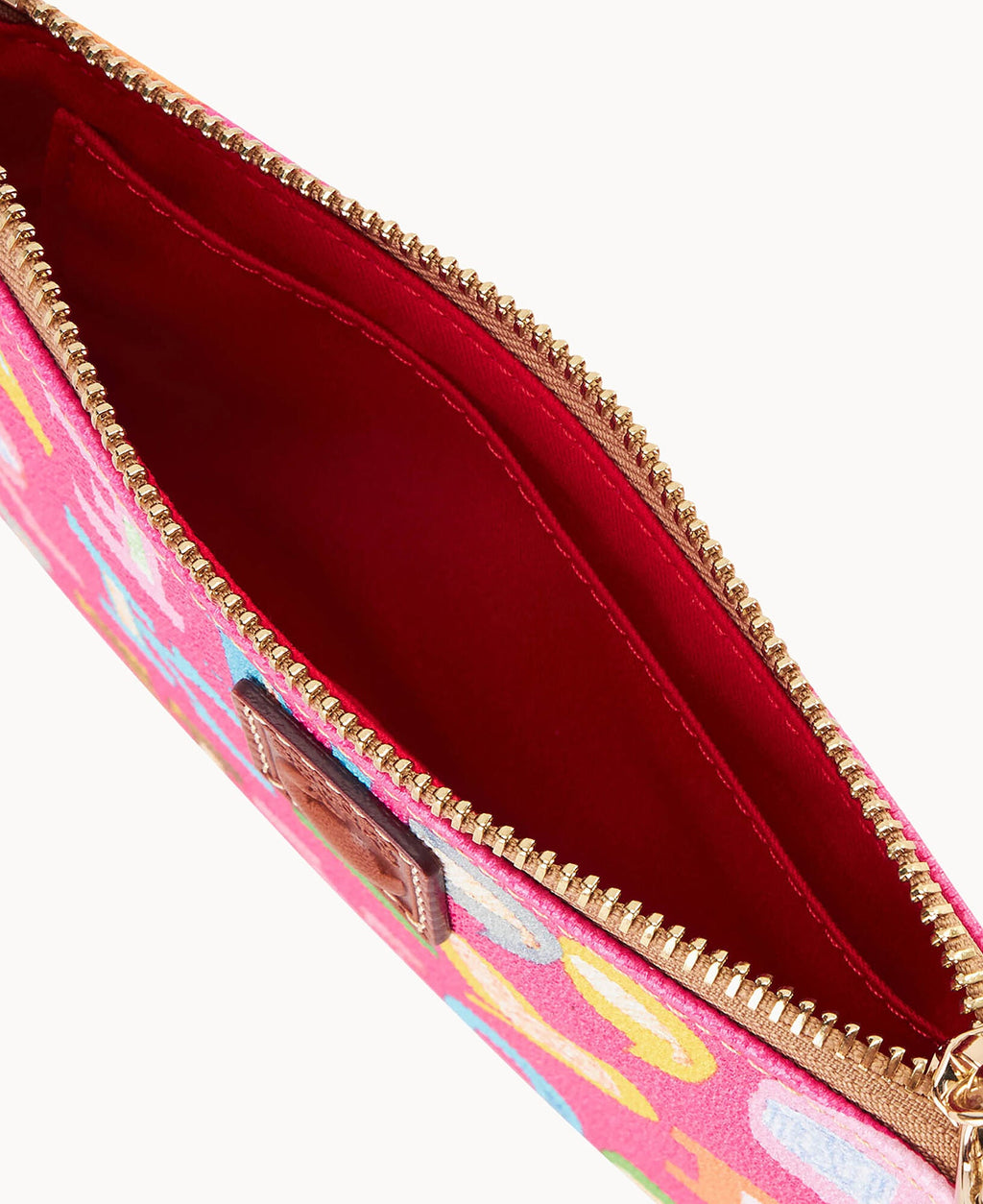 Doodle II Coated Cotton Medium Wristlet