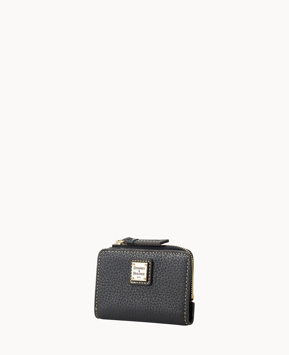 Pebble Grain Zip Credit Card Wallet 12