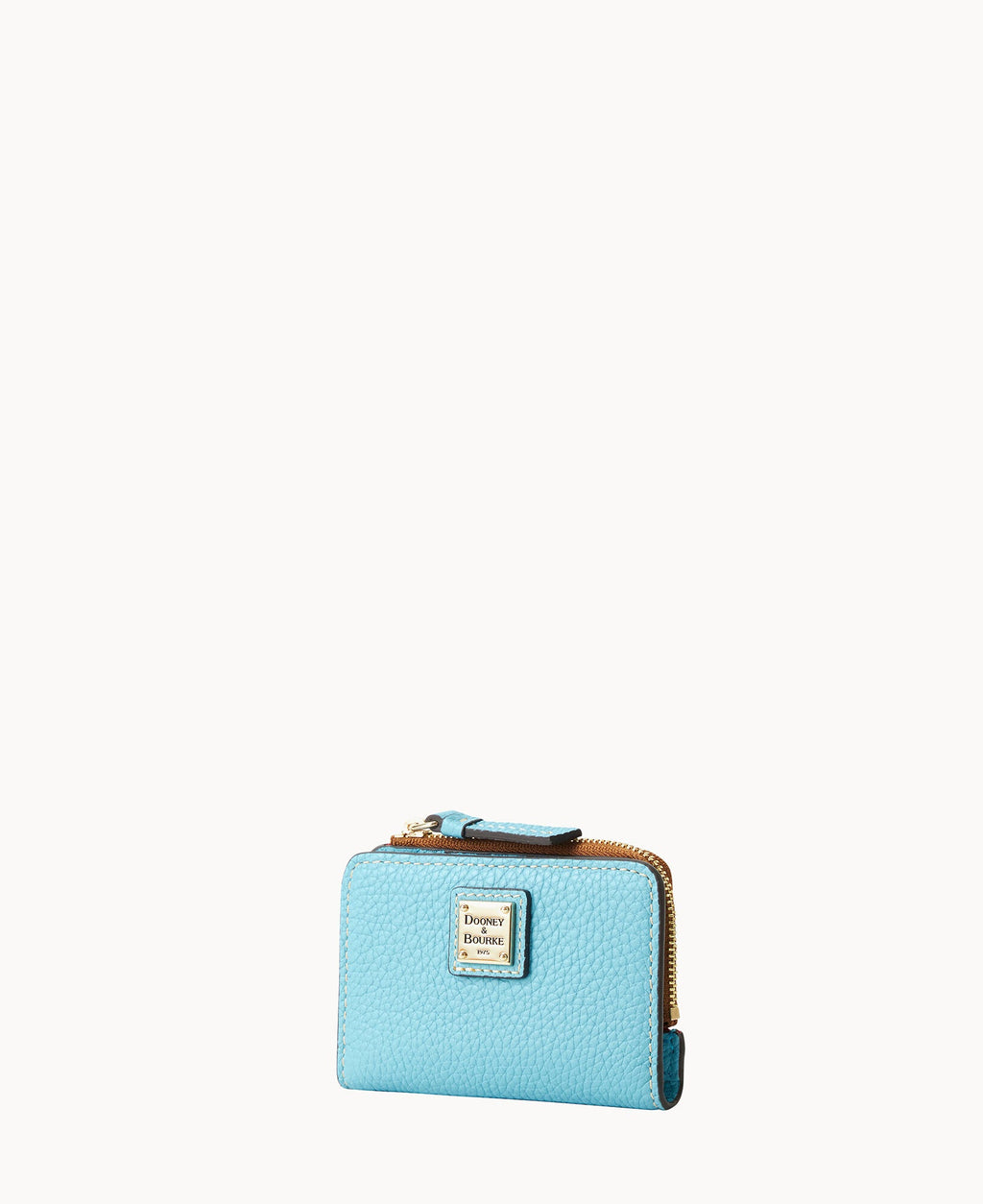 Pebble Grain Zip Credit Card Wallet 12