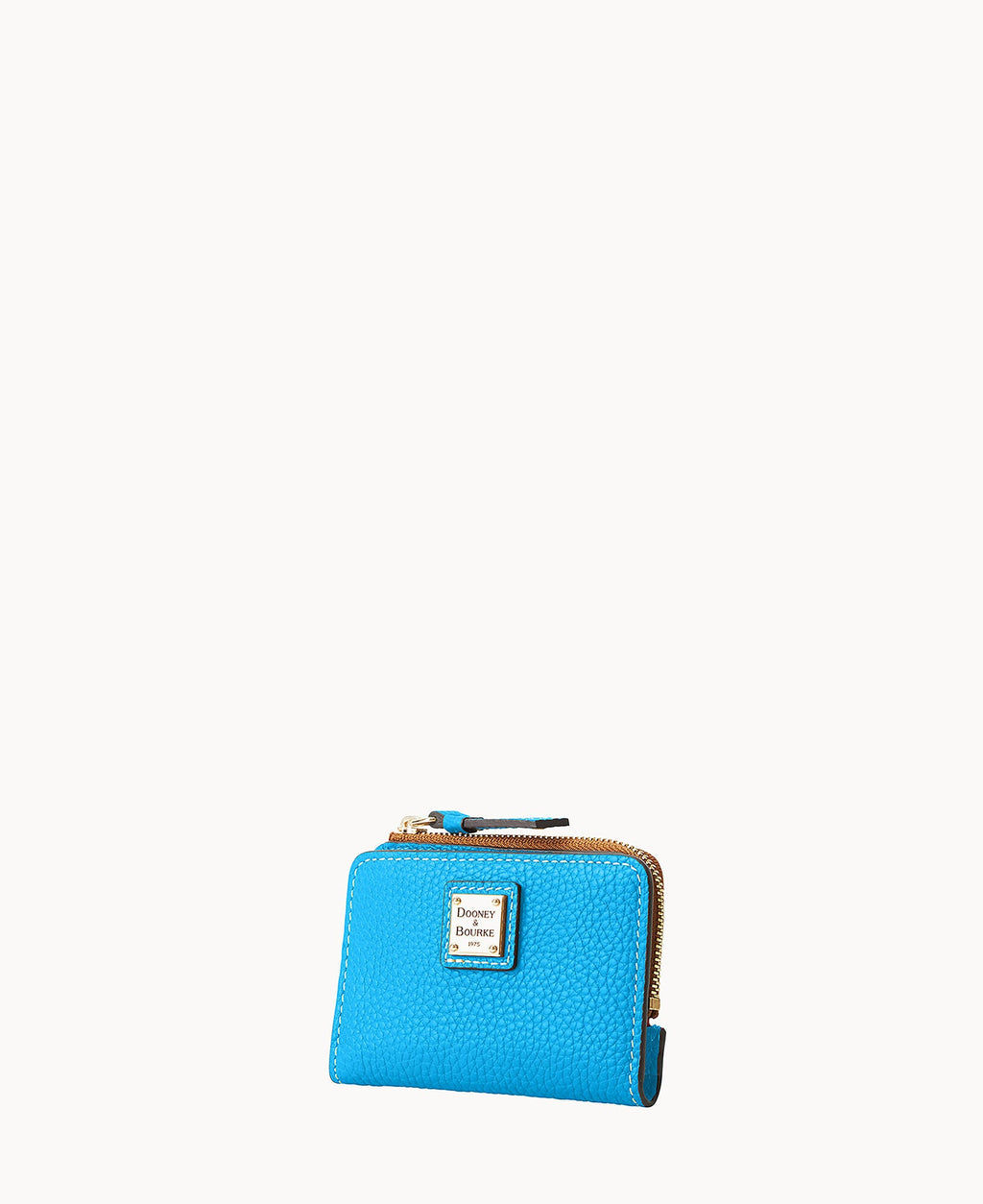 Pebble Grain Zip Credit Card Wallet 12