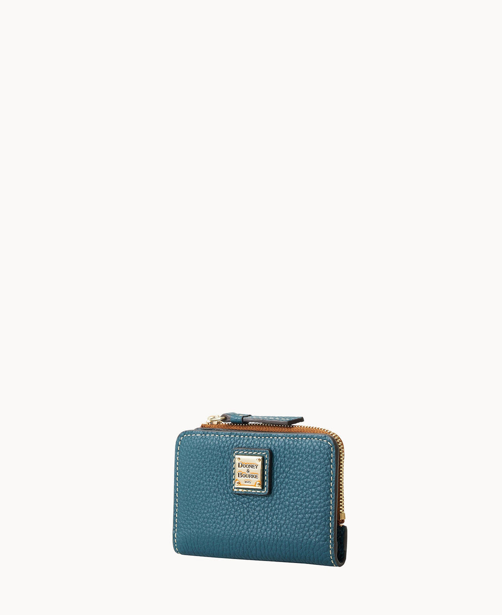 Pebble Grain Zip Credit Card Wallet 12