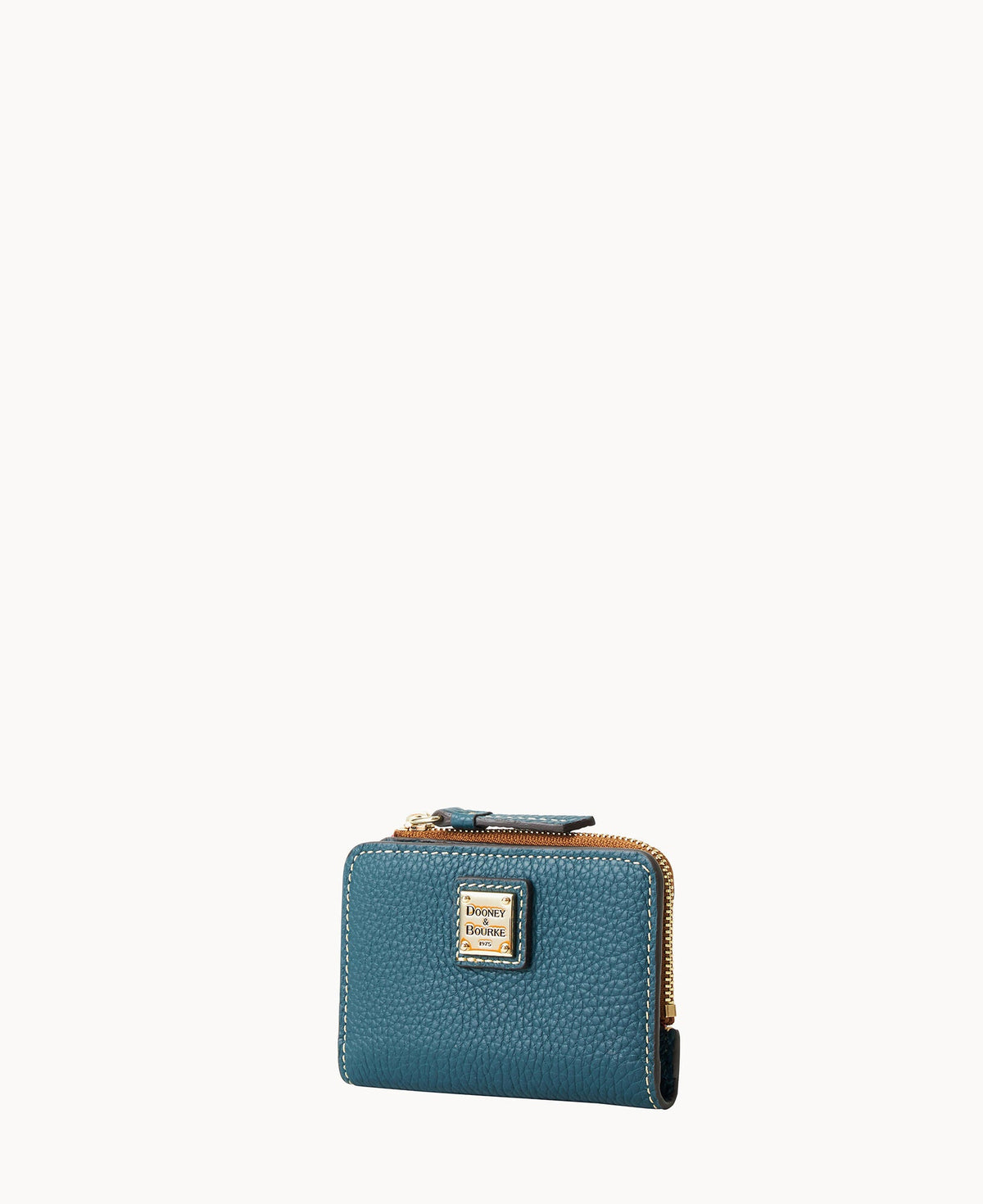Pebble Grain Zip Credit Card Wallet 12