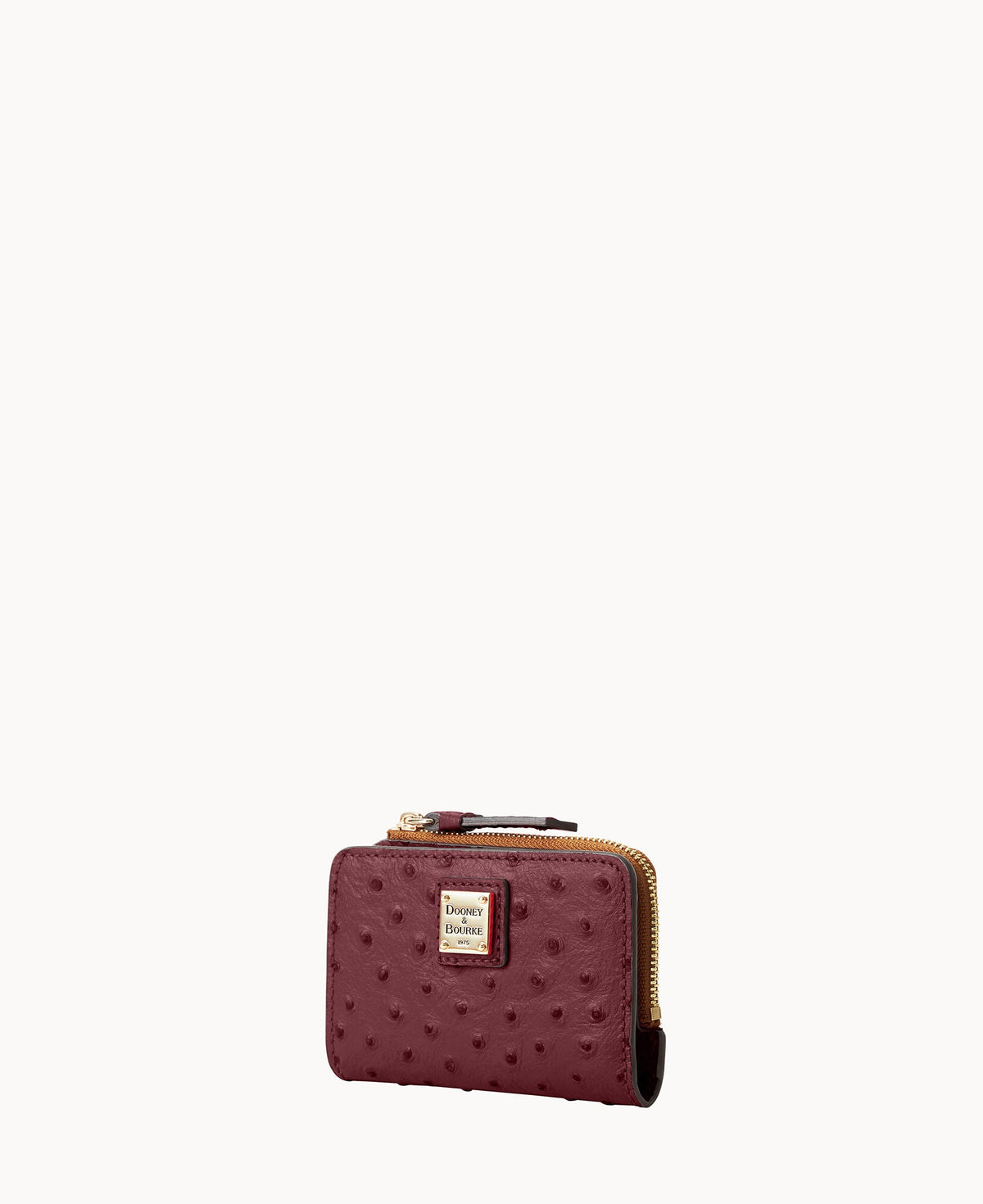 Ostrich Zip Credit Card Wallet 12