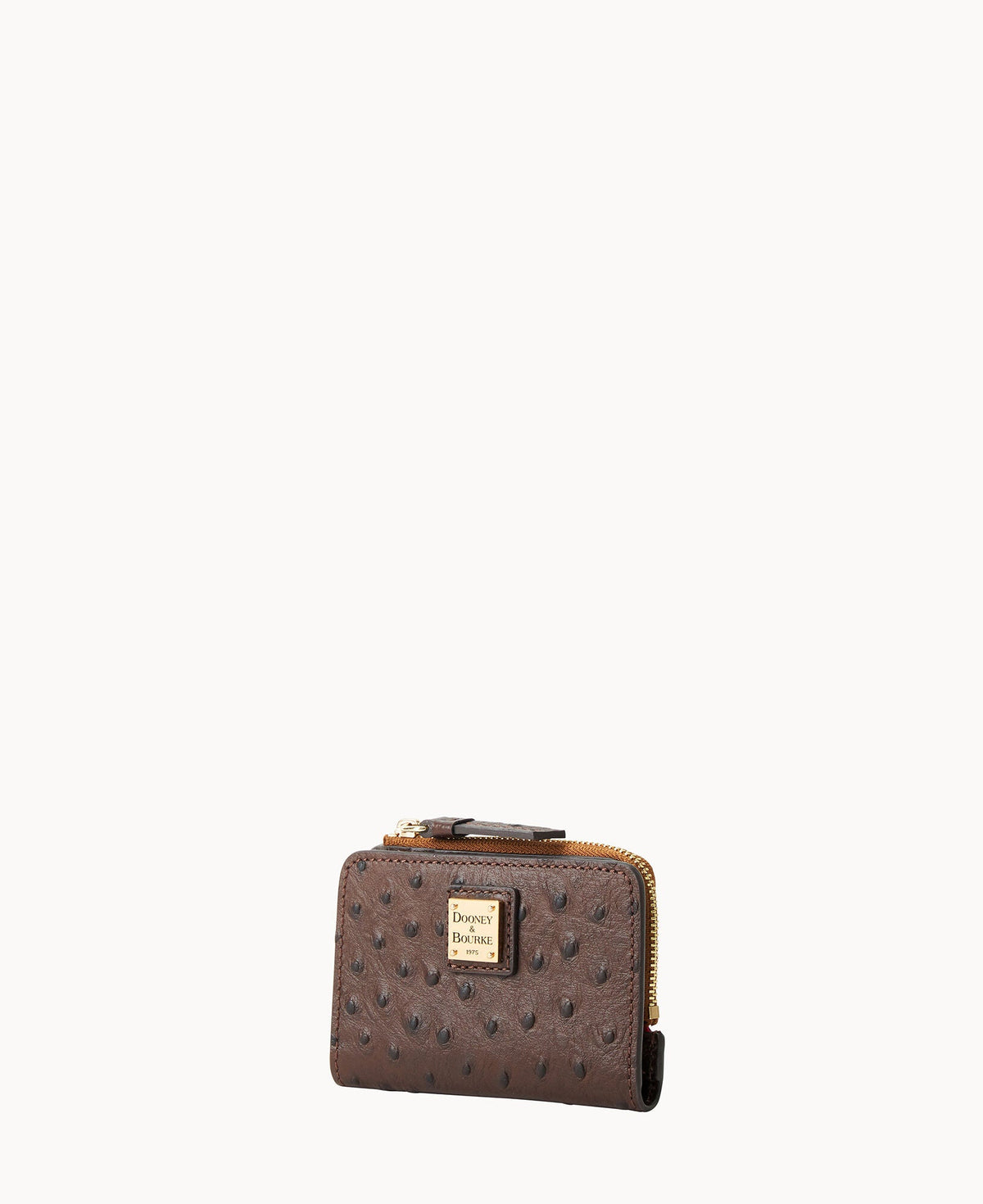 Ostrich Zip Credit Card Wallet 12