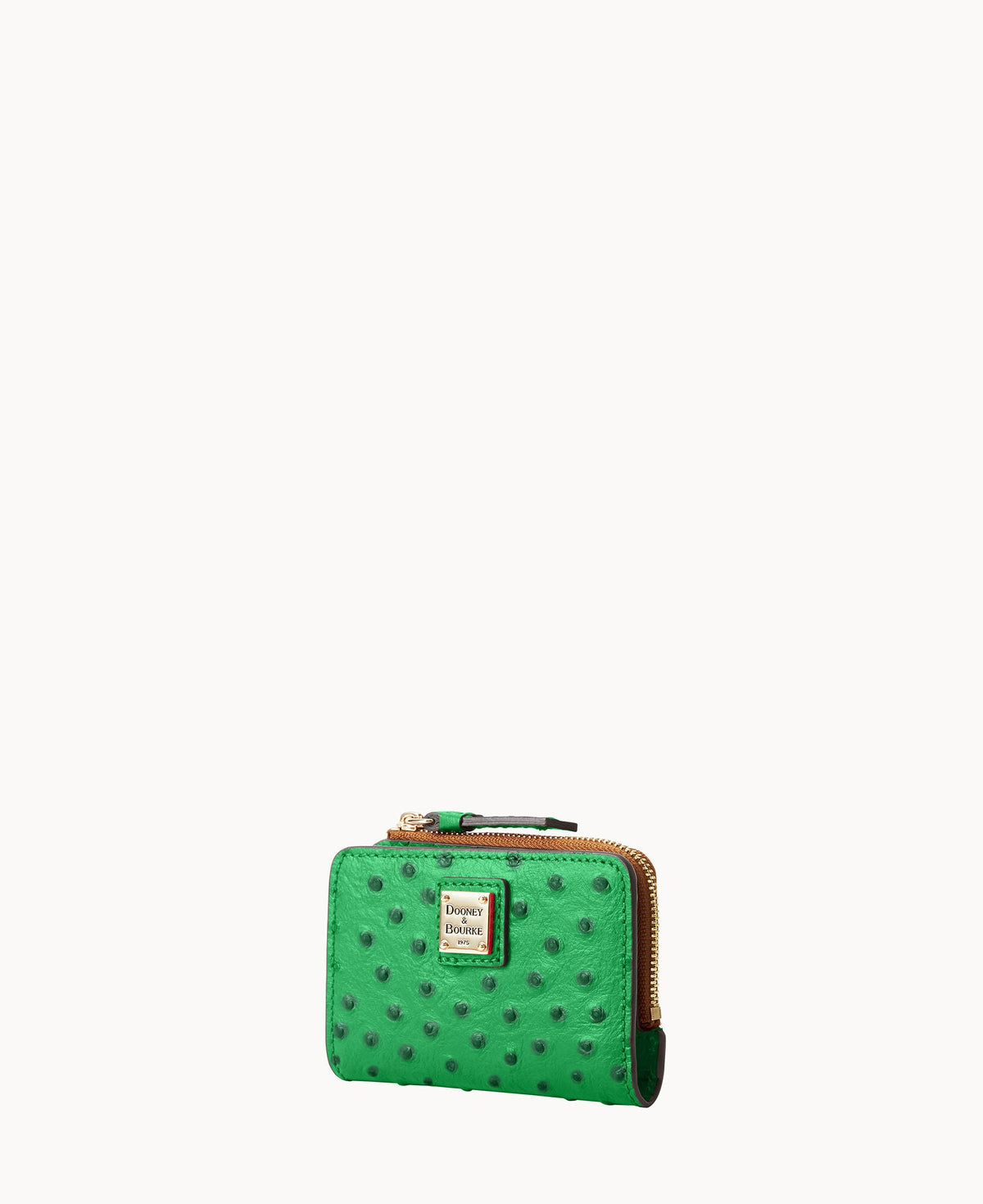 Ostrich Zip Credit Card Wallet 12
