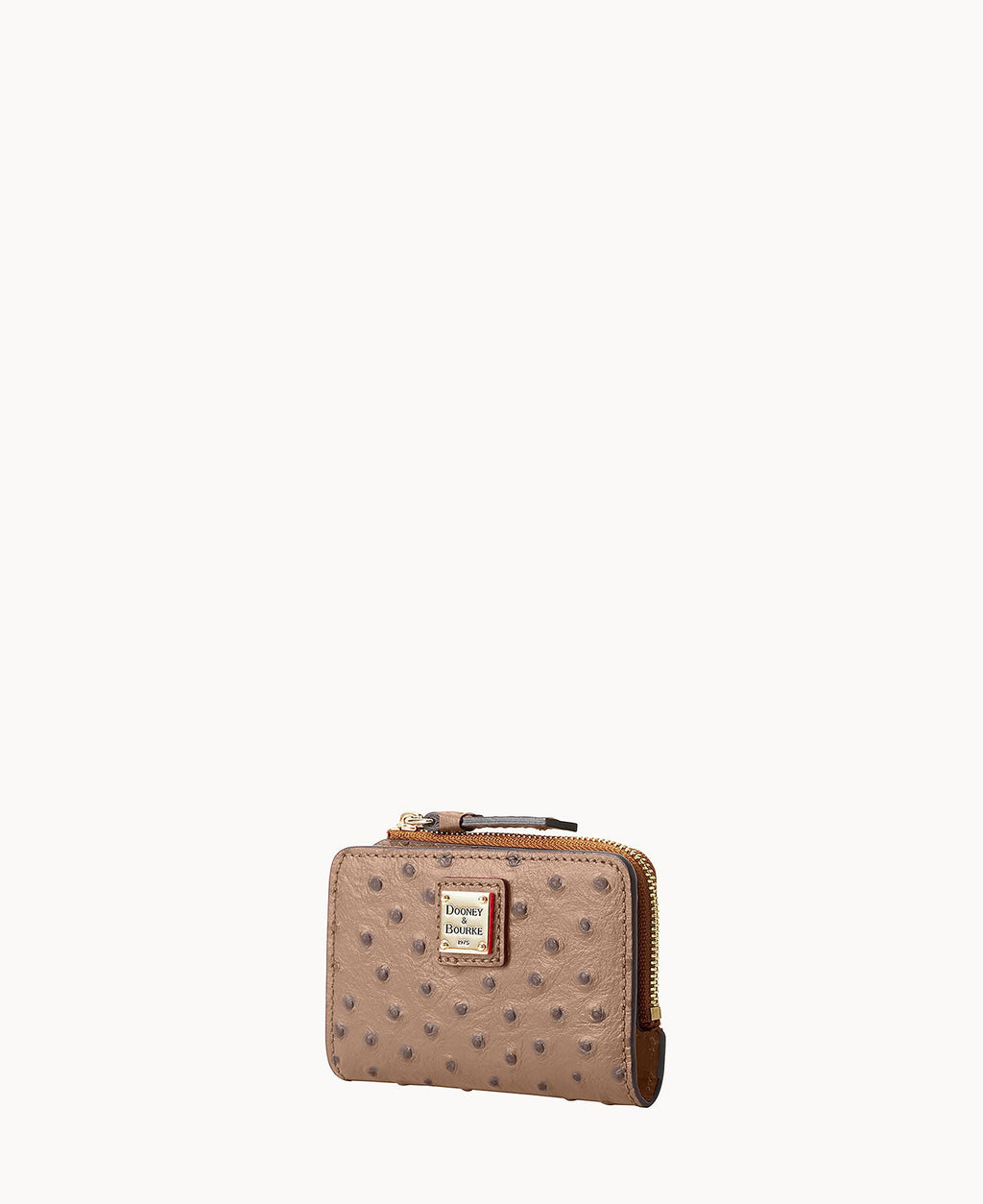 Ostrich Zip Credit Card Wallet 12