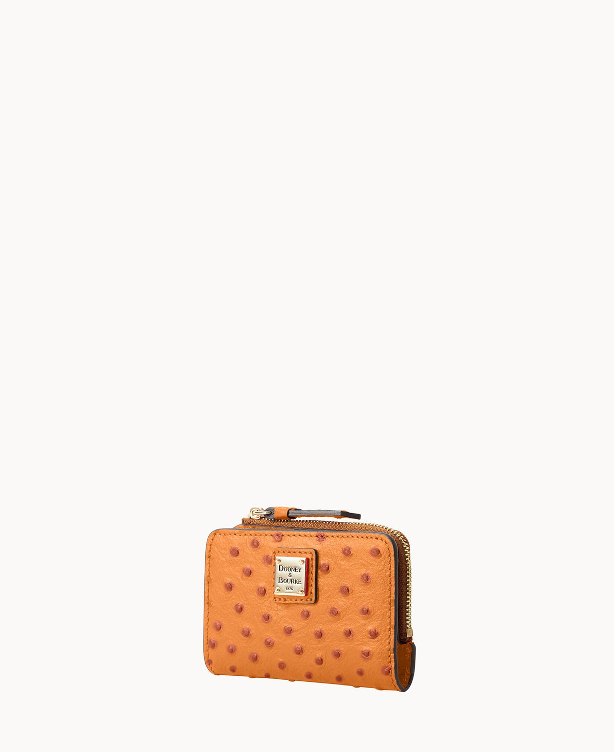 Ostrich Zip Credit Card Wallet 12