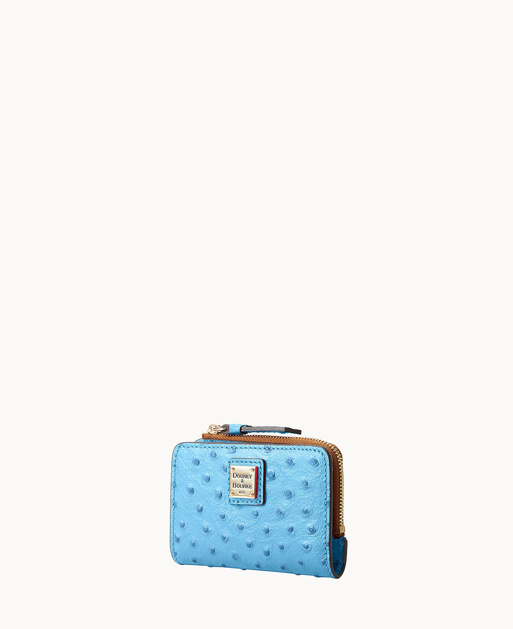Ostrich Zip Credit Card Wallet 12
