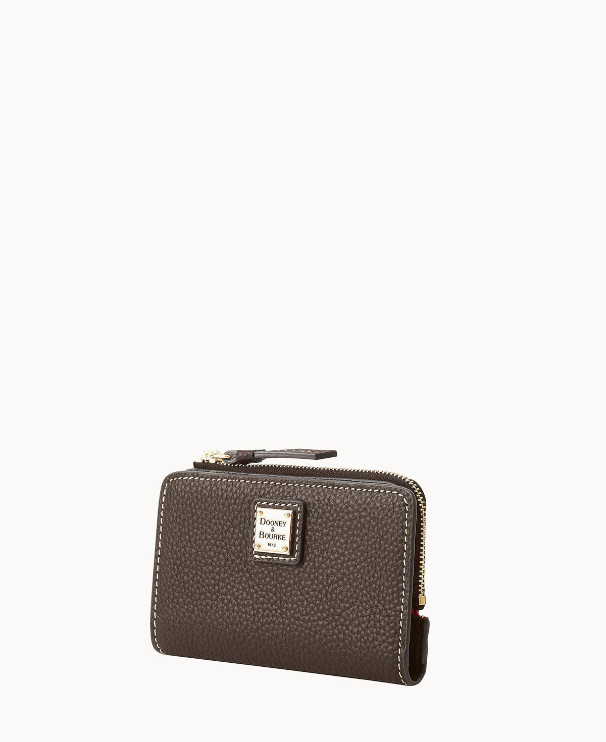 Pebble Grain Zip Credit Card Wallet 14