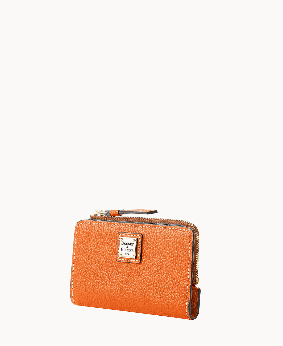 Pebble Grain Zip Credit Card Wallet 14