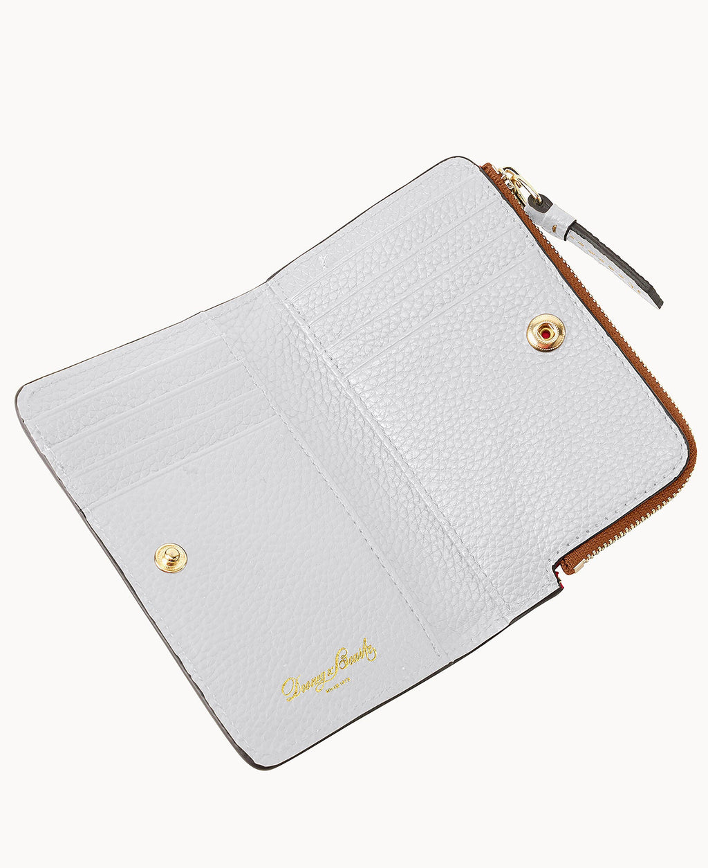 Pebble Grain Zip Credit Card Wallet 14