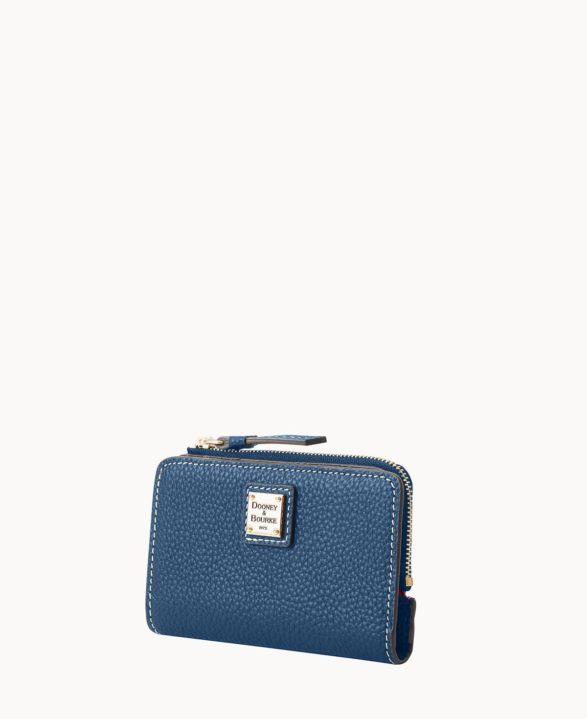 Pebble Grain Zip Credit Card Wallet 14