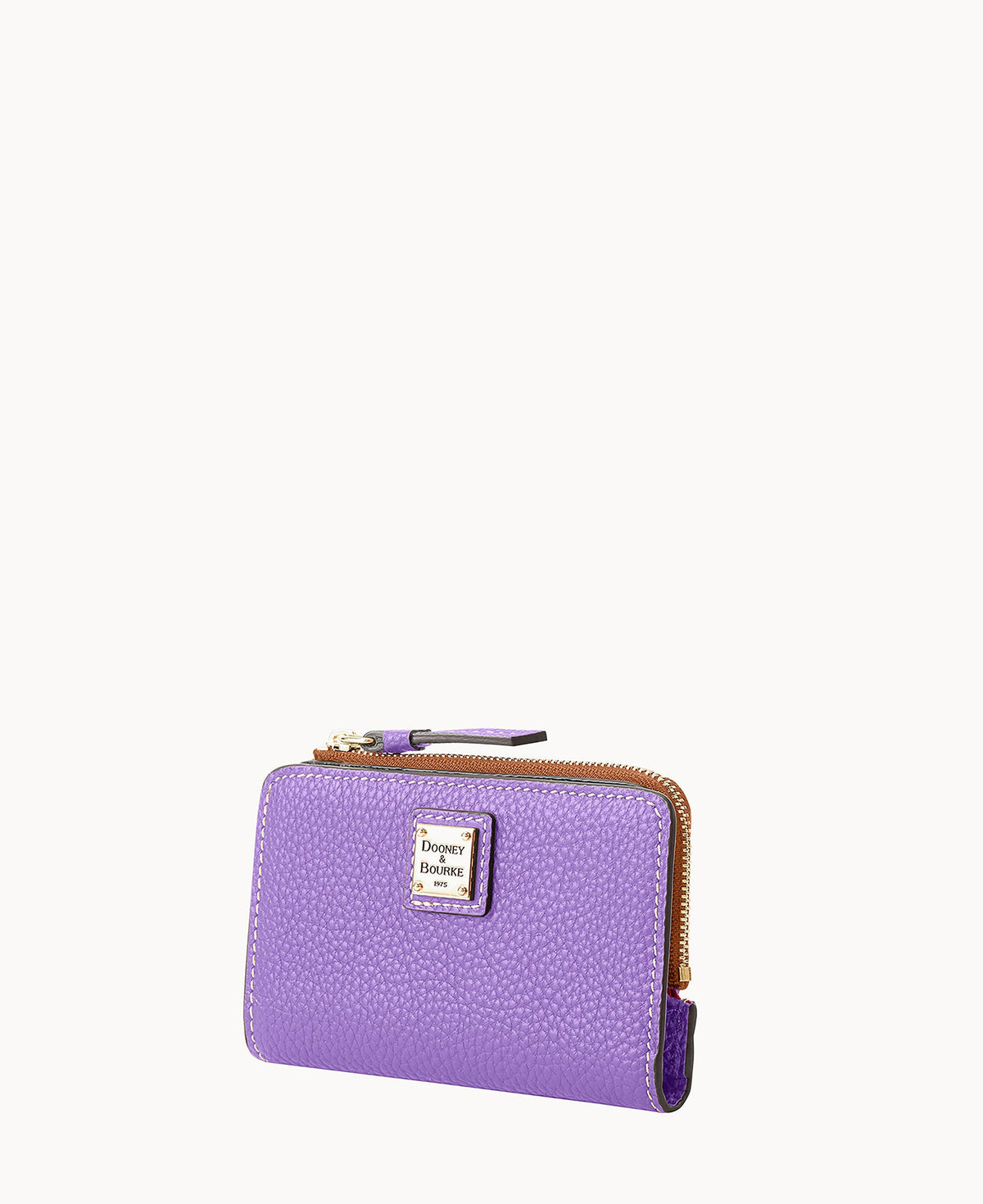Pebble Grain Zip Credit Card Wallet 14